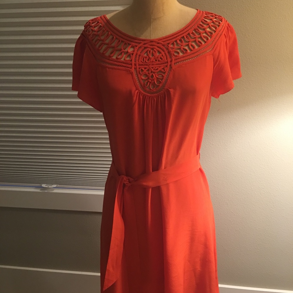BR Silk Tie Dress
